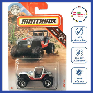 Xe mô hình matchbox mbx 4x4 fyr27. tỷ lệ 1:64.