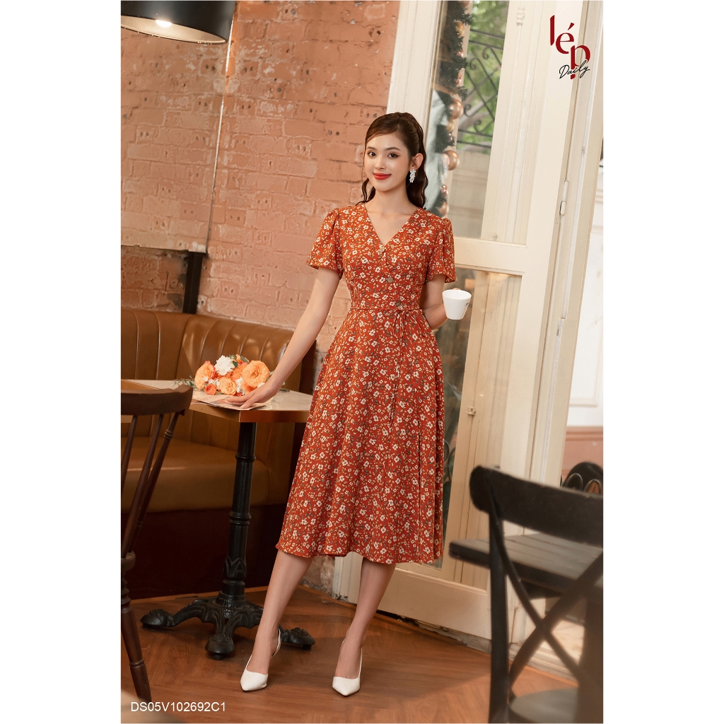 Váy vạt chồng tùng xòe Lep' DS05V102692C1