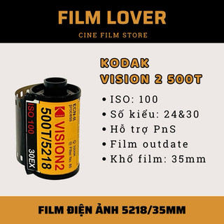 Film điện ảnh Kodak Vision 2 500T 5218 (Outdate)_mã 500