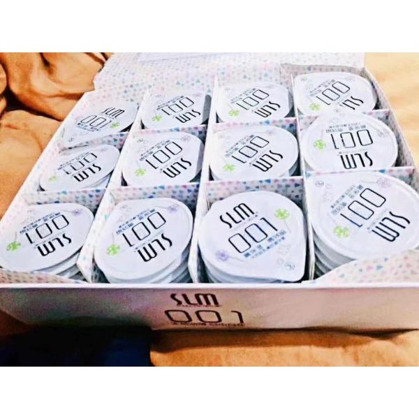 Bao cao su SLM 001 cực siêu mỏng, nhiều gel bôi trơn, nội đia Trung cao cấp - 108 bao (Có bán lẻ)