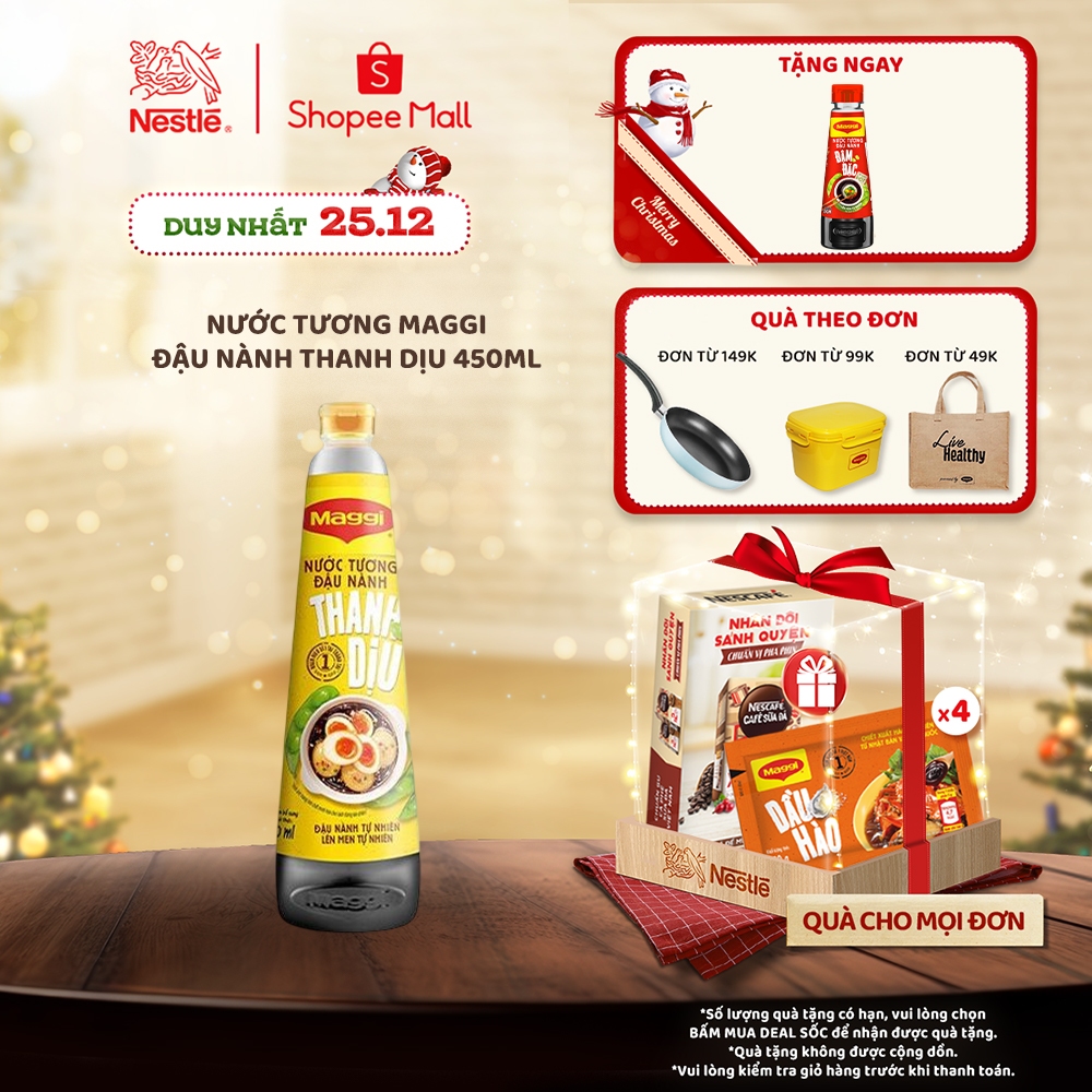 Nước tương MAGGI® đậu nành thanh dịu 450ml