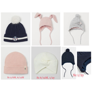Mũ len h&m cho bé sz 0-2y