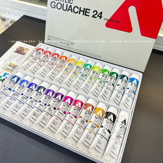 Màu acrylic gouache holbein - set 5/12/14/18/24 màu 20ml