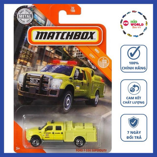Xe mô hình Matchbox Cứu hoả Ford F-550 Superduty GKK73.