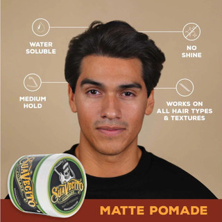 Sáp vuốt tóc Suavecito Matte Pomade - 113g