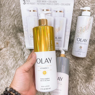 Kem dưỡng thể olay collagen b3 firming & hydrating body lotion 502ml