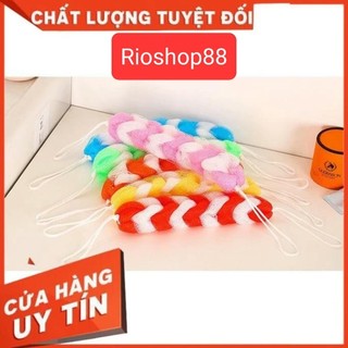 Hot - Bông tắm dạng dài tạo bọt cực tốt HCM.
