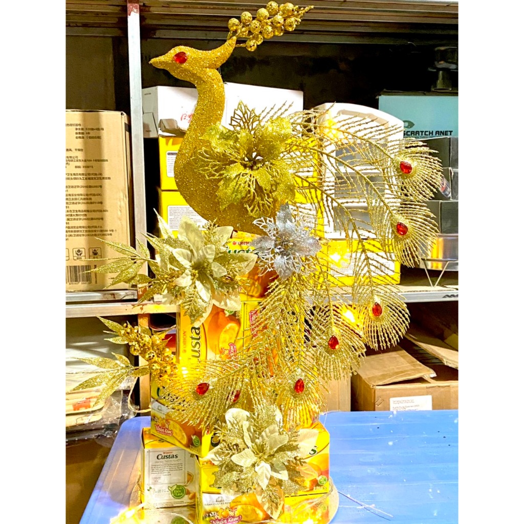 Sét hoa trang trí 💥 HOA LOẠI TO, MÂM 28CM 💥  Sét phụ kiện trang trí tháp bánh ,tháp bia ,nước ngọt t