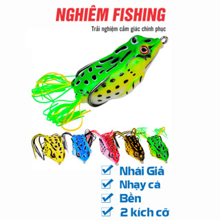  2 Con Nhái Giả Lure Cá Lóc Siêu Nhạy Cá   # NHÁI CÂU LURE   