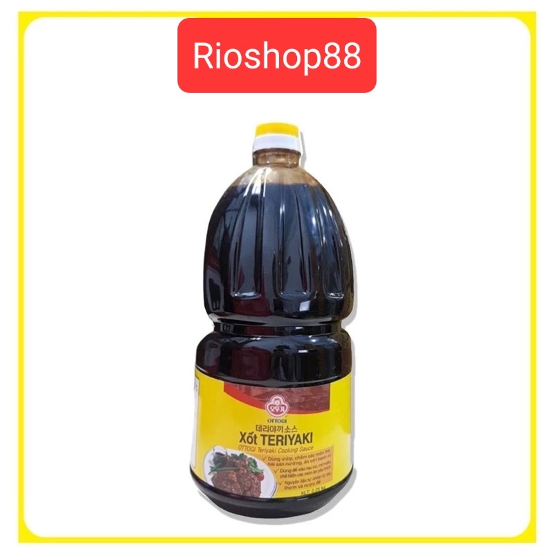 Xốt teriyaki Ottogi 2,25kg, sốt teriyaki 2.25 kg otoki