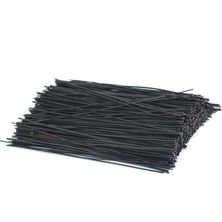 Dây buộc lõi thép mạ kẽm vỏ nhựa màu đen dài 20cm 100 sợi