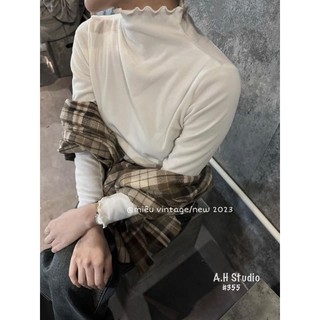 Áo giữ nhiệt cổ bèo 3p metwo.dearu - áo thun zip giữ nhiệt lót lông cổ bèo cao basic dày dặn ulzzang hàn quốc