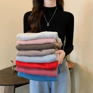 ÁO THUN TAY DÀI CỔ LỌ[THUN GÂN/SIÊU CO GIÃN]
