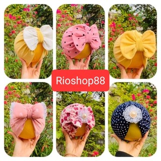 Mũ turban nón turban cho bé gái siêu dễ thương
