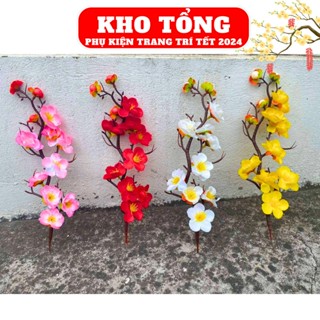 Cành đào CỔ trang trí loại 2