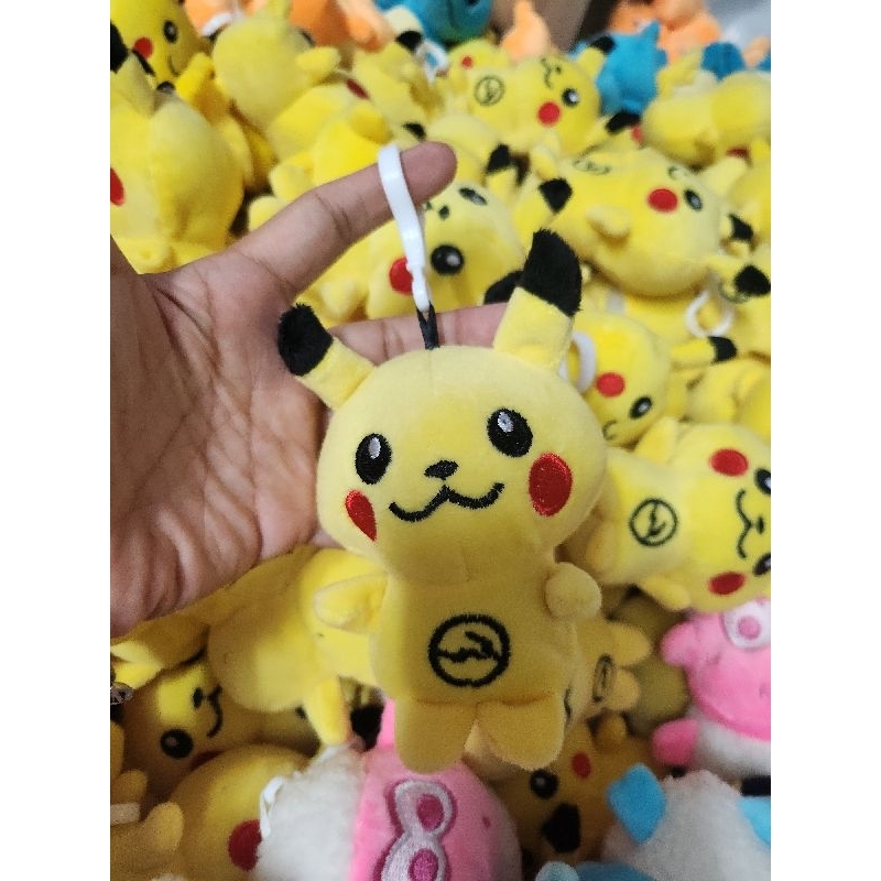 Móc khóa Pikachu nhồi bông 10-20cm