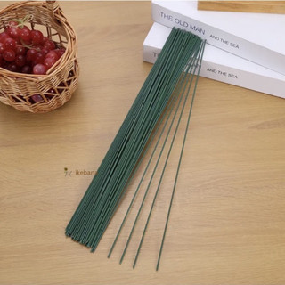 Cành kẽm, cành thép làm hoa kẽm nhung, hoa handmade dài 30cm DIY