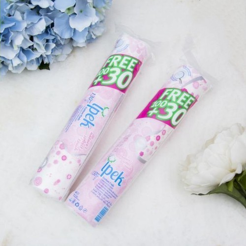 Ảnh 3 của Bông tẩy trang Ipek Cotton Pads siêu mềm mịn, thấm hút cực tốt và không để xơ bông khi dùng