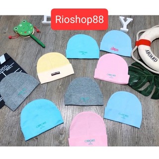 Mũ coton sơ sinh sắc màu cho bé nón cotton nón vải sơ sinh cho bé