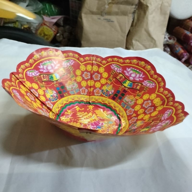 Thuyền Giấy Hoa Sen đựng giấy cúng