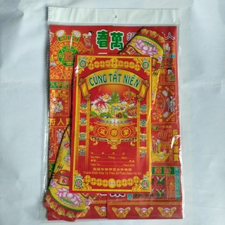 Bộ Giấy Cúng Tất Niên lớn