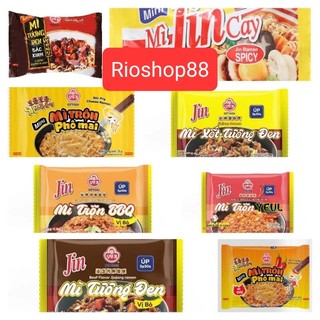 Mì mini Hàn Quốc Ottogi đủ loại mini BBQ, mini trộn yeul cay, mini xốt tương đen mini vị bò mì úp Hàn Quốc không cần nấu