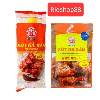Xốt gà rán vị ngọt Ottogi chai 325g, gói 80 g