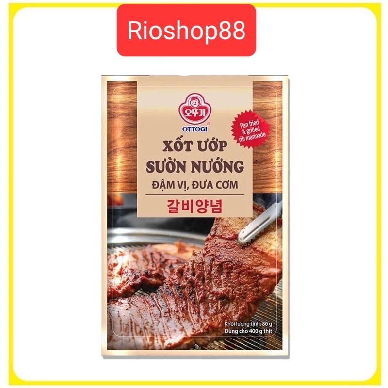 Sốt ướp sườn nướng Ottogi 80g