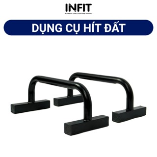 Dụng Cụ Hít Đất Chống Đẩy, Paralettes Thép INFIT Tâp Tại Nhà