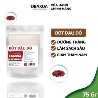 Bột đậu đỏ nguyên chất sạch mịn 100% organic - obaxua