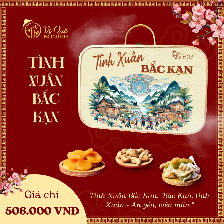 Giỏ quà tết 2026 - Vị Quê - SẮC XUÂN BẮC NINH-duoc-ban-tai-Vị Quê - Quà Tặng Đặc Sản