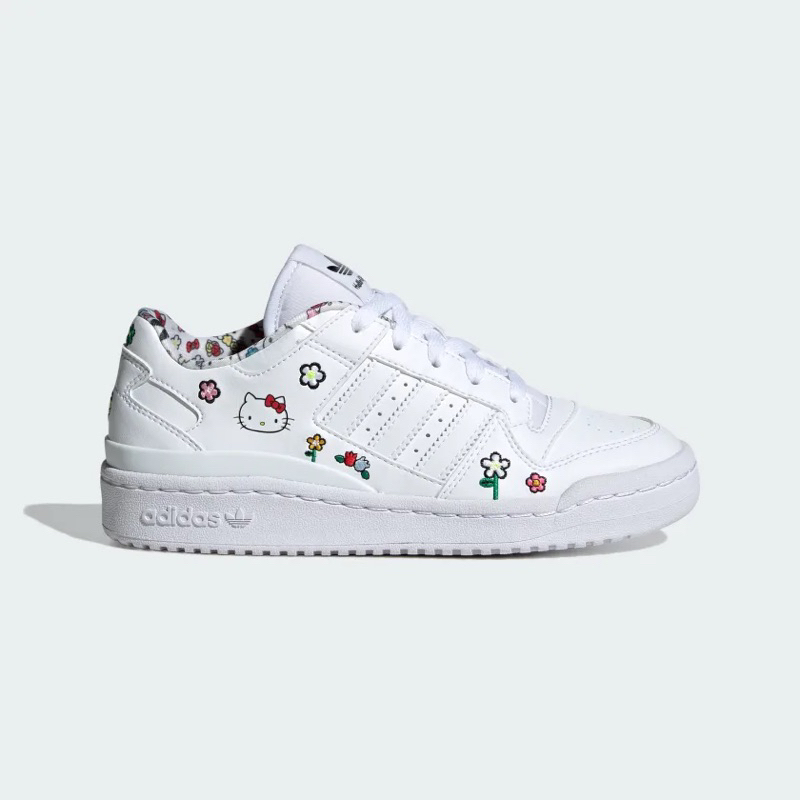 [ Chính Hãng ] Giày thể thao adidas originals x hello kitty juniors' forum cloud white (Free Ship)