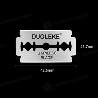 Combo 5 túi - 50 Lưỡi Dao Lam Mỏng Duoleke Sắc Bén | Táo Thẩm Tools