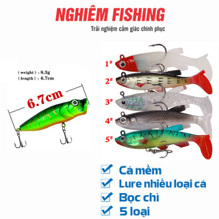 Mồi giả câu lure, bọc chì dễ quăng