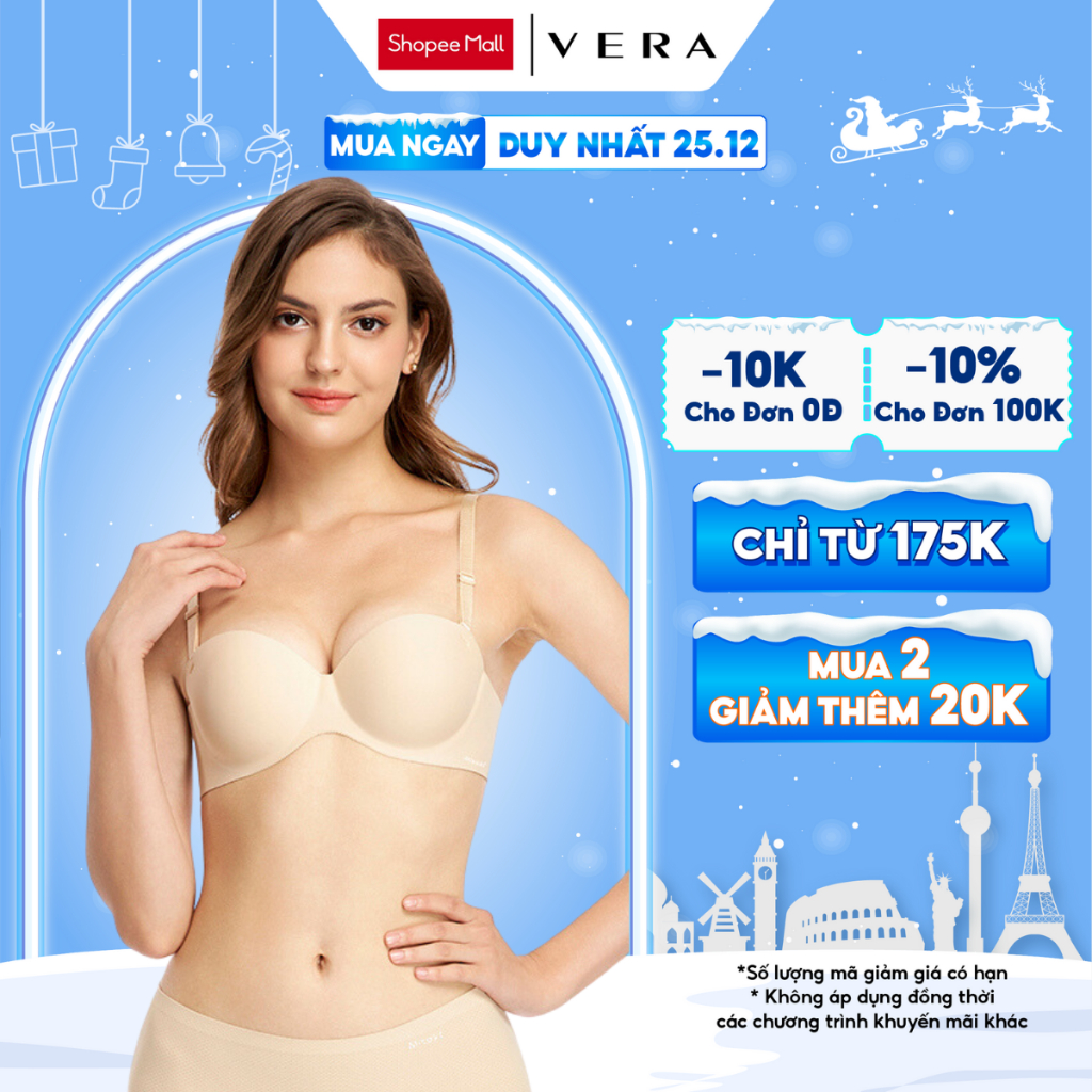 Áo ngực wireless Misaki mút vừa cup trơn - 1016