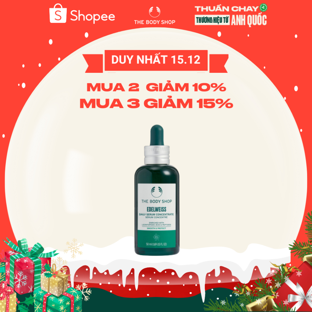 Tinh Chất Tái Tạo Da The Body Shop Edelweiss Daily Serum Concentrate 50ML