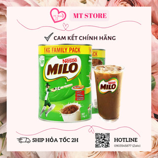 [DATE 1/2025] Sữa MILO ÚC NỘI ĐỊA lon 1KG vị cacao