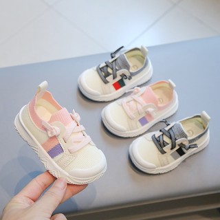 Giày cho bé vải len cao cấp, giày bé trai bé gái sọc thể thao khỏe khoắn, thoáng khí thời trang -Giangkids