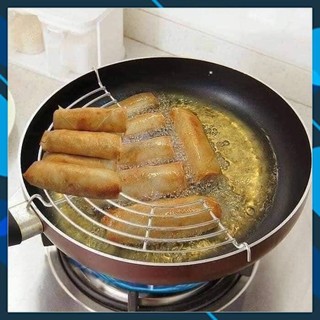 Vỉ Gác Chảo Róc Mỡ INOX