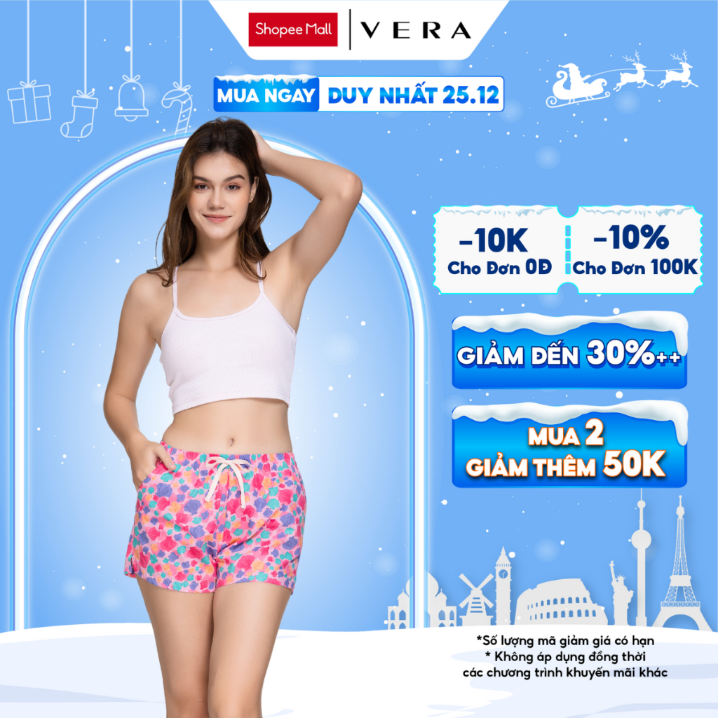Quần Short VERA Kate in - V0515