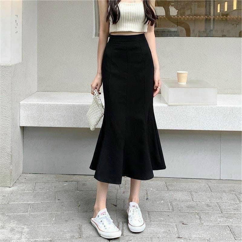 Chân váy đuôi cá zip (ảnh thật/ có sẵn)