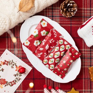 Túi đựng kẹo nougat tết ,hoa đỏ đựng kẹo tết