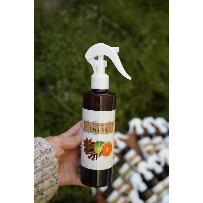 Xịt lau bàn thờ thảo mộc 200ml - nước thơm bao sái lau Tượng Phật, Đồ Thờ Cúng Bàn Thờ Tổ Tiên