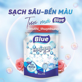 Nước Giặt Hàn Quốc Blue Deep Clean 3600ml