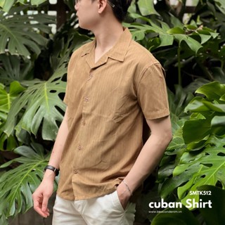 Áo Sơ Mi Thiết Kế Nam Chất Da Lộn Mát Mẻ BỜM SHOP (Beacon Denim cũ) Mã SMTK512 Tone Dáng, Phù Hợp Với Mùa Hè