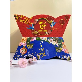 5 giỏ quà tết khay quà tết , đế thuyền ,giỏ quà tết ( tặng 10 li xi )