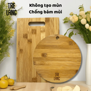 Thớt tre đa năng kháng khuẩn không mùn Thớt gỗ tre cao cấp Mây Tre Shop