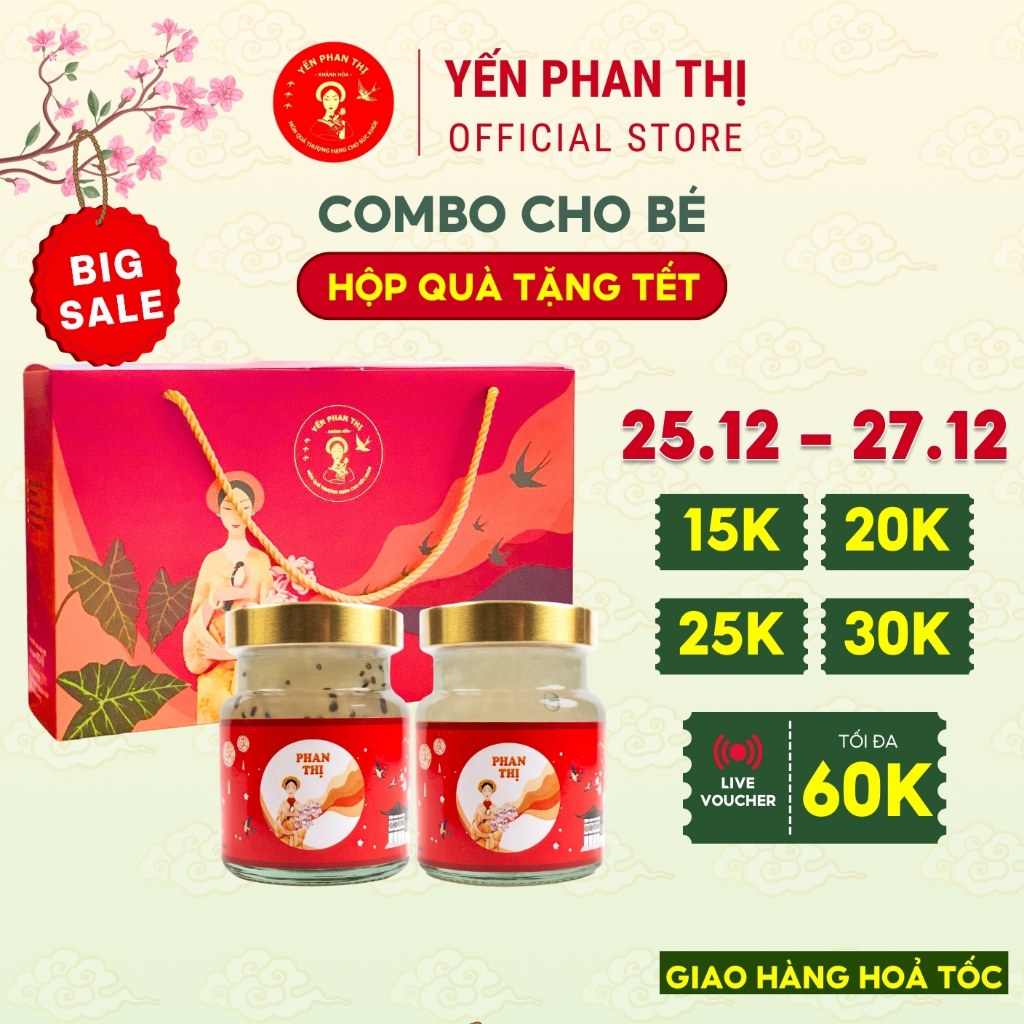 Yến Phan Thị, Yến Sào Cho Bé, Nước Yến Cho Bé 1 Tuổi, 25% Yến Tươi