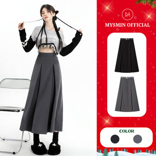  Chân váy xếp ly Ulzzang 82cm MYSMIN chất Vitex mềm cao cấp TA88 