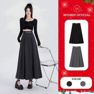  Chân váy xếp ly Ulzzang 90cm MYSMIN chất Vitex mềm cao cấp TA88 